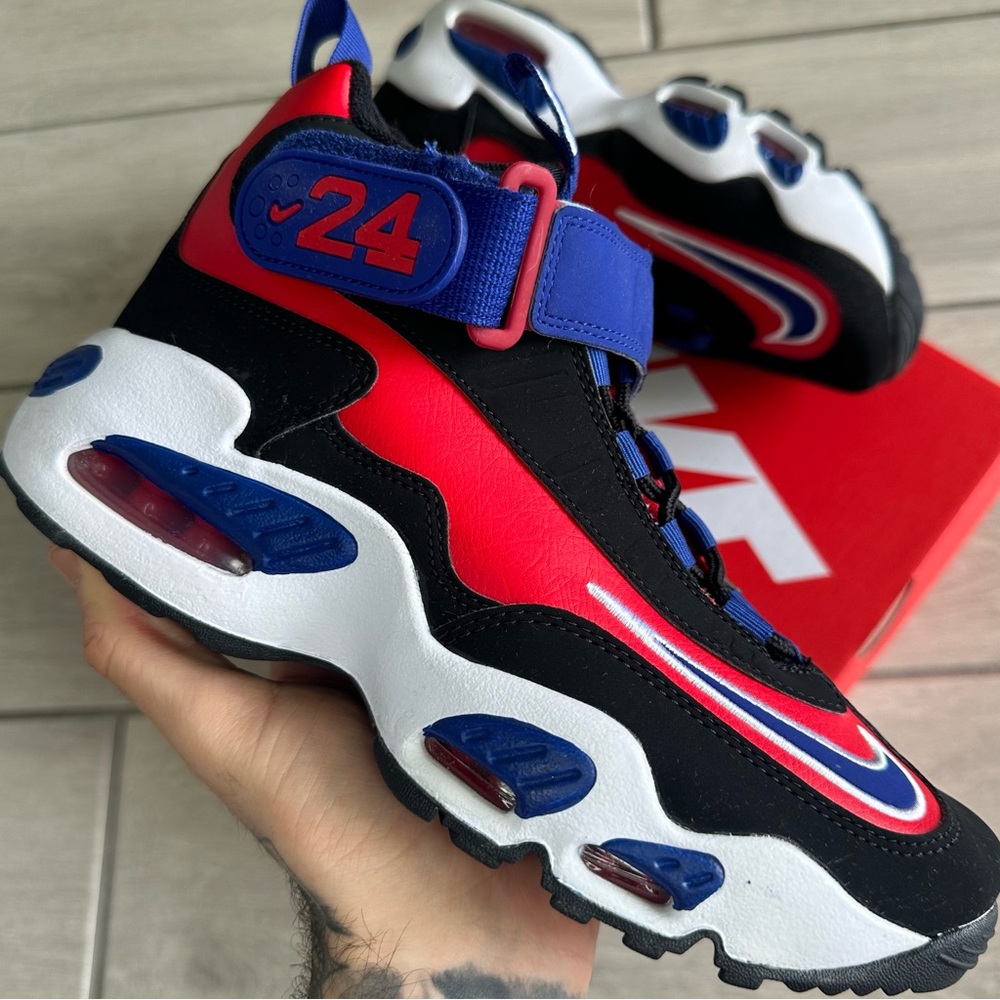 NIKE AIR GRIFFEY RED BLUE BLACK SNEAKERS